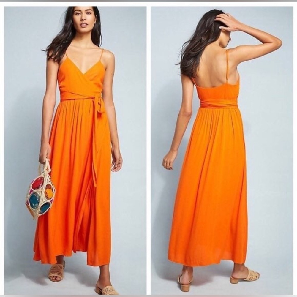 Mara Hoffman Orange Maxi Dress